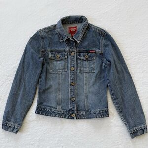 GUESS JEANS Vintage Denim Jean Jacket Trucker Women’s Size Small